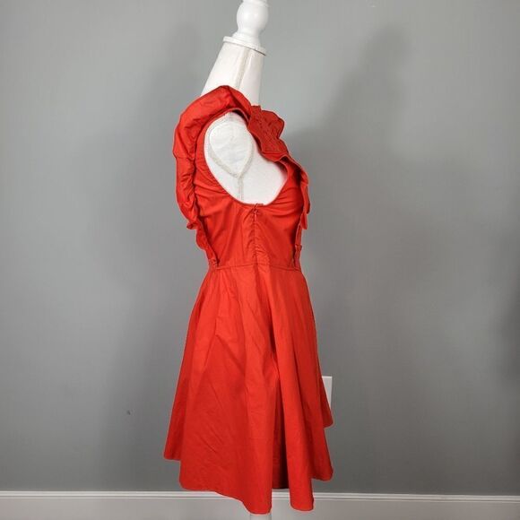 NWT Free People Half Moon Mini Dress. Red XS#26 - Picture 7 of 16